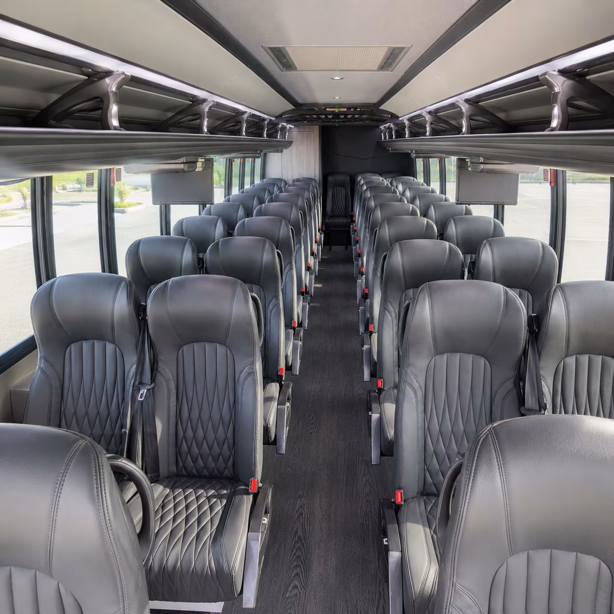 elizabeth 28 passenger minibus inside
