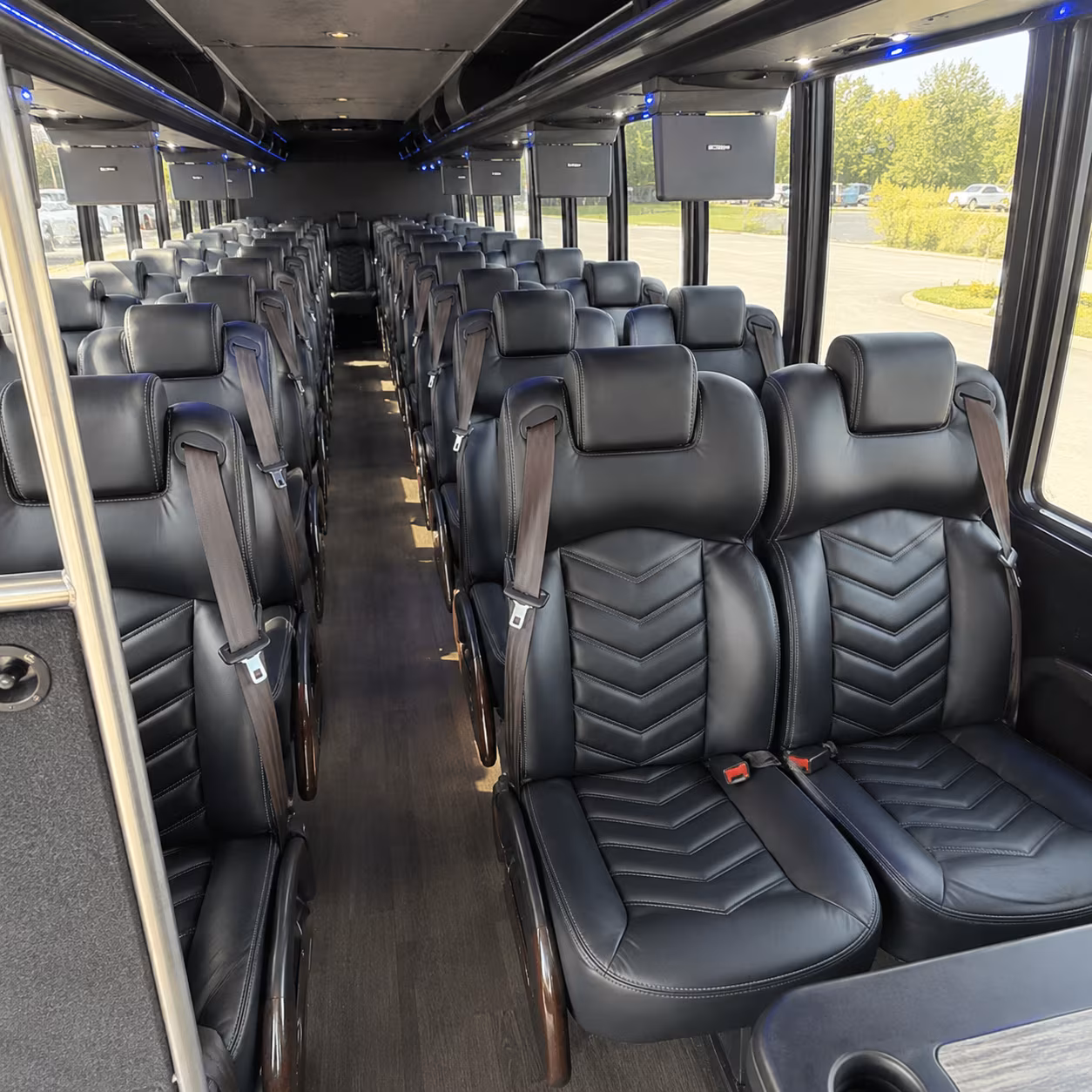 elizabeth 30 passenger minibus inside