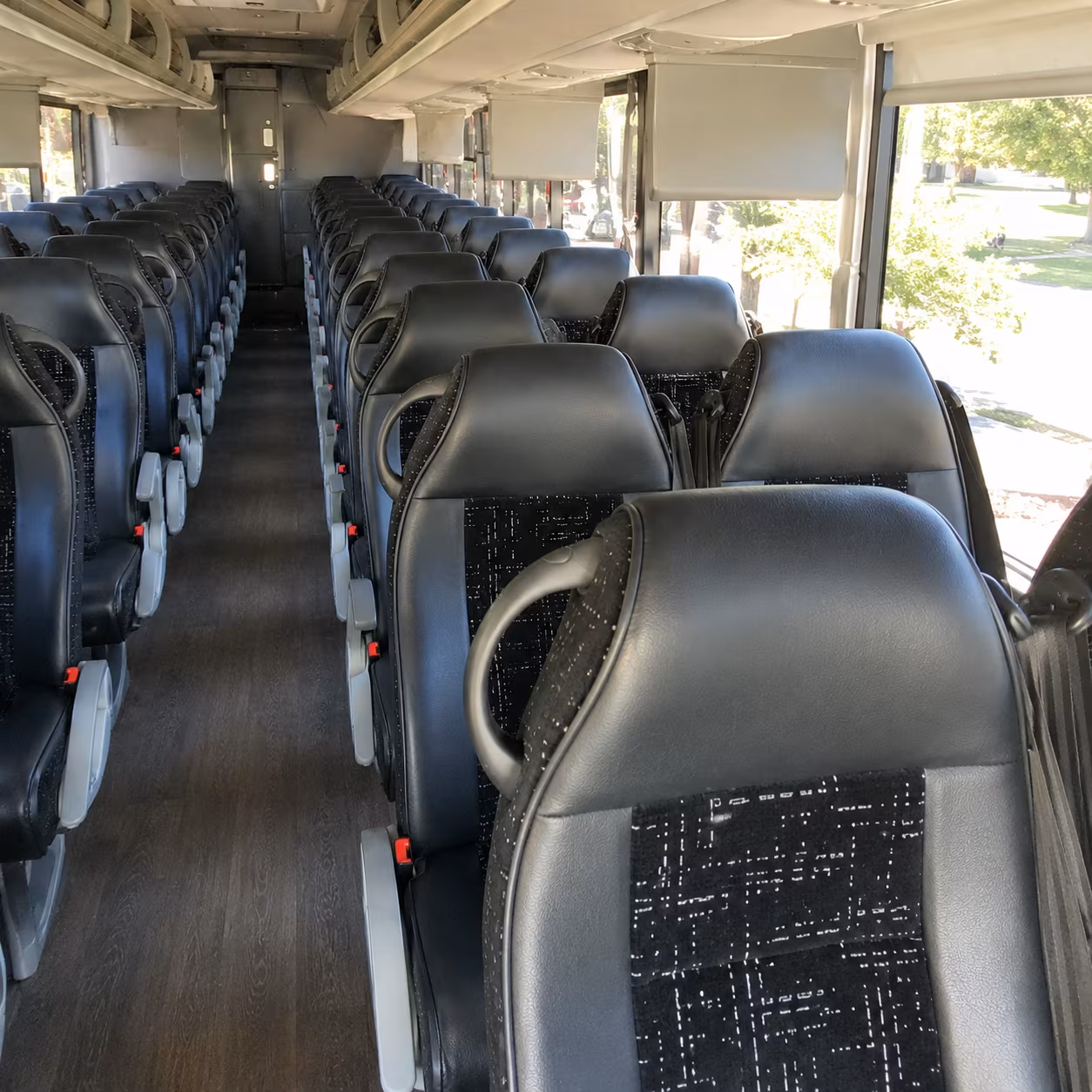 elizabeth charter bus interior