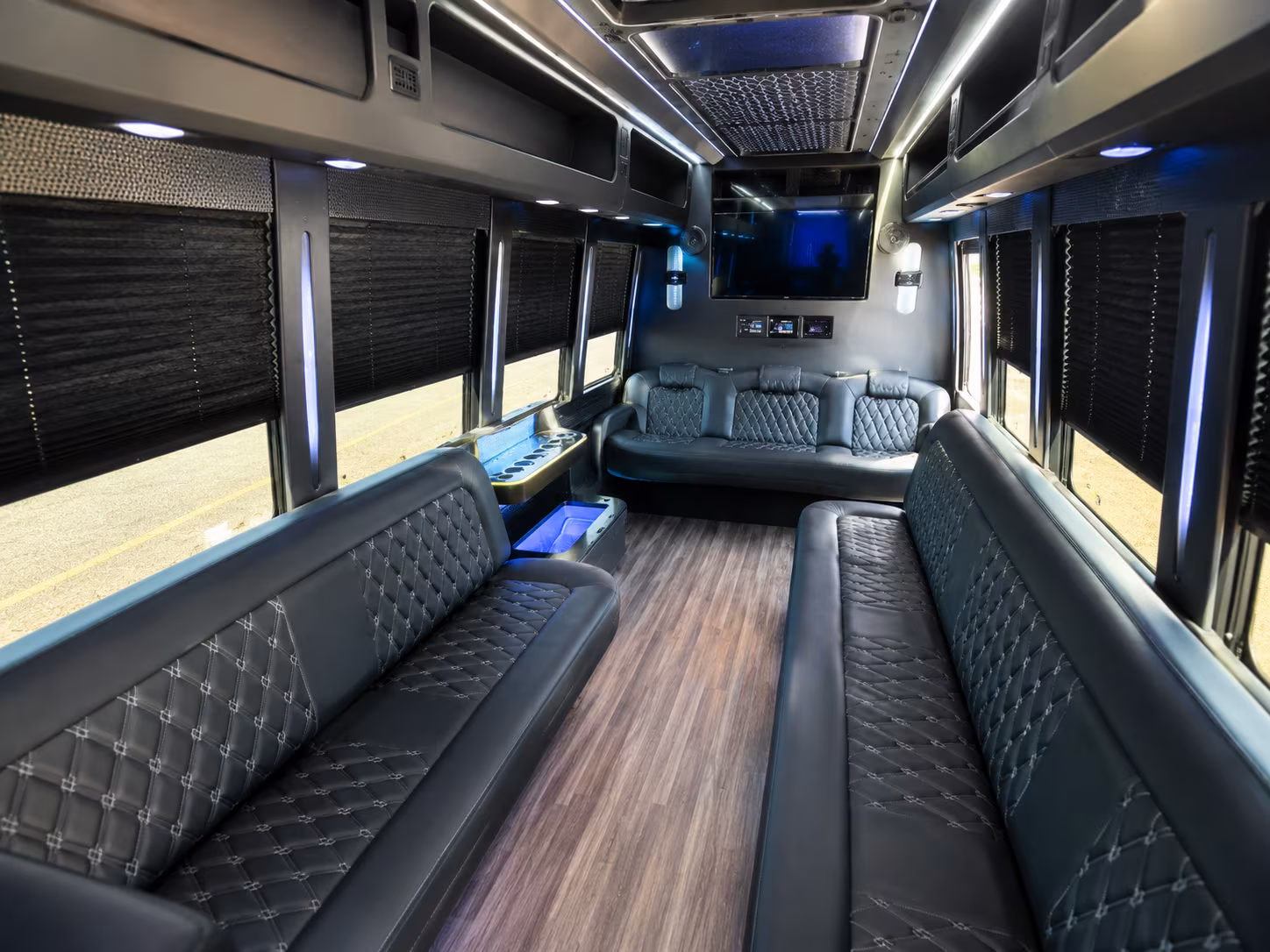elizabeth sporting event party bus rental