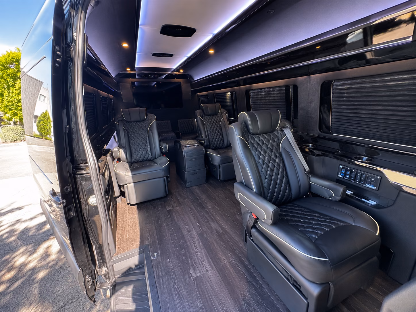 sprinter vans and minibuses for smaller concert groups in elizabeth